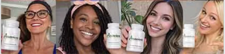 Diversity of satisfied female customers holding Axavive dietary supplement bottles for healthy skin and anti-aging, representing authentic user results and testimonials for the US wellness market.